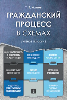 Юридическая Алиев Т.Т. Гражданский процесс в схемах. Учебное пособие