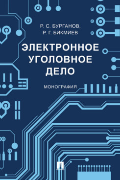 . Электронное уголовное дело. Монография